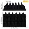 mekueeex 2PCS Velvet Ring Display Stand, 18 Holders Ring Display