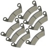 Caltric Front Rear Brake Pads for Polaris Ranger Crew 700