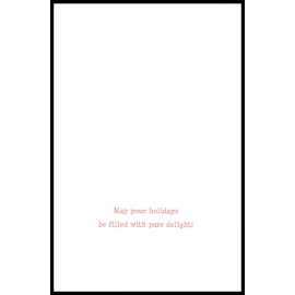 Greeting Card - Bird Rabbit - Christmas 0879