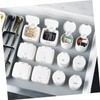 Ciieeo 2pcs Cotton Swab Storage Box Lid Pp Organizer for