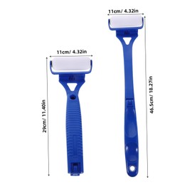 Beavorty Long Handle Lotion Applicator Back Body Sunscreen Tool with Replacement Roller Gentle Skin Friendly Oil Spreader for Even Coverage for Home Travel