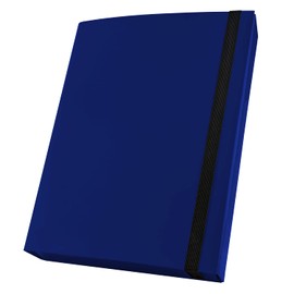 Netuno Portfolio Folder A4 Cardboard 50 mm Dark Blue Document Folder Folding Folder Cardboard Folder with Elastic Band Folder Polypropylene Pack of 1