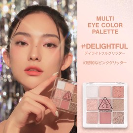 3CE MULTI EYE COLOR PALETTE 9 Colors Eyeshadow Eye Makeup, Eye Color, Yebee, Blouvet, Monochrome, Gradient Powder, Mood Recipe, 3 Ci Korean Cosmetics, Korean Makeup, Korean Eye Shadow (#DELIGHTFUL)