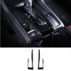 TEAMWILL 1Set Black Interior Gear Shift Box Strip Cover Trim