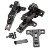 Salice 165° Cabinet Hinges, Face Frame, Titanium Finish, 3/4'' Overlay