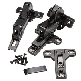 Salice 165° Cabinet Hinges, Face Frame, Titanium Finish, 3/4'' Overlay