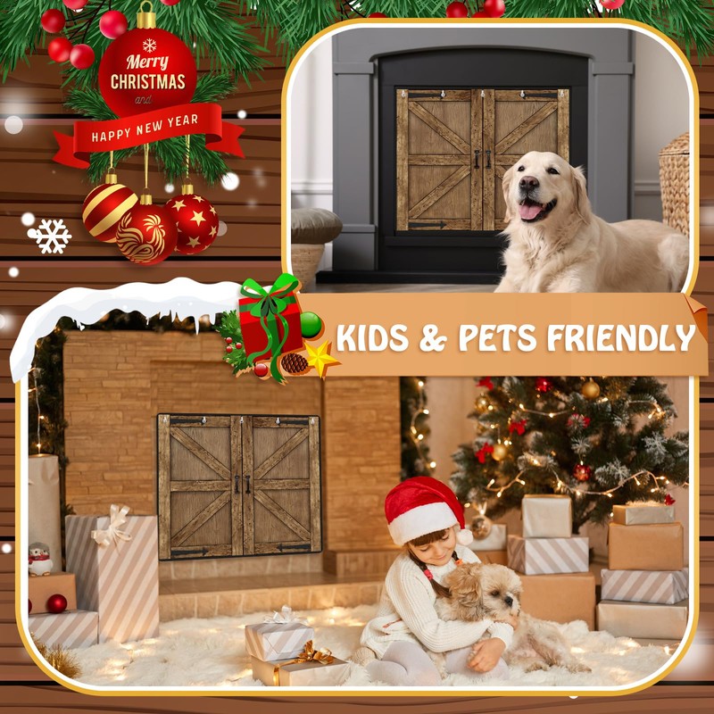 Maasechs Fireplace Cover for Inside, 39 x 32 Inch Fireplace