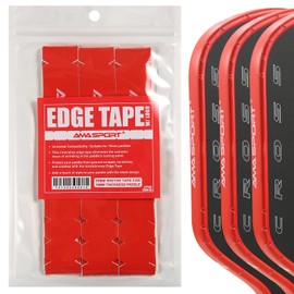 PICKLETECH Pickleball Paddle Edge Protection Tape with Logo- Paddle Head Edge Guard - Racket Edge Protects Tape -Fit Perfectly Curved Edge -No Wrinkling