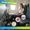 Foot Hammock for Plane Travel, No Collapse Thickened Bamboo Airplane
