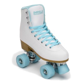 Impala Rollerskates Girl's Impala Quad Skate (Big Kid/Adult) White Ice 6 (US Men's 4, Women's 6) M