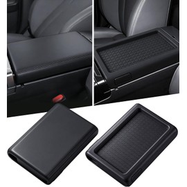 Funda de consola central para Toyota RAV4 2026, accesorios interiores, antideslizante, funda de consola central, alfombrilla protectora de silicona para RAV 4 2026, color negro