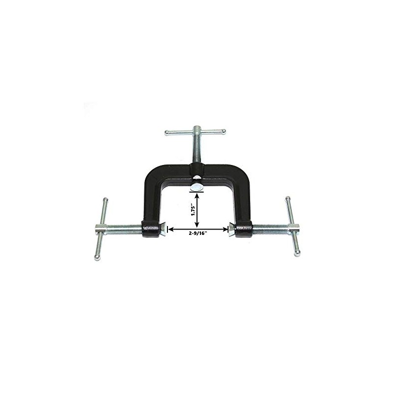 Big Horn 19634 Heavy Duty 3-Way Edge Clamp