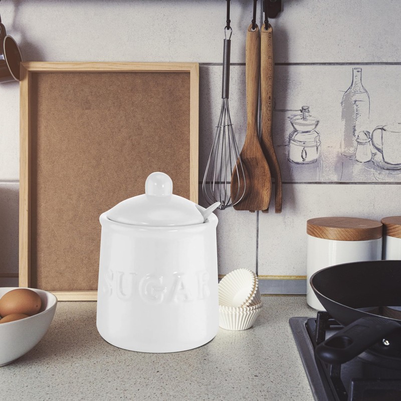 Kovot 10 oz Ceramic Sugar Jar & Spoon Set -