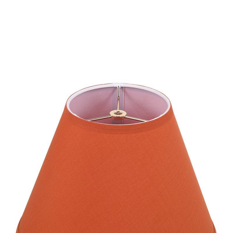 Aspen Creative 32070 Transitional Empire Shape Spider Construction Lamp Shade