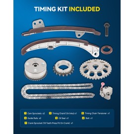 PHILTOP Engine Timing Chain Kit for 2004-2009 Toyota Prius, 2007-2015 Toyota Yaris, 2004-2006 Scion xB, 2004-2006 Scion xA, 2004-2005 Toyota Echo