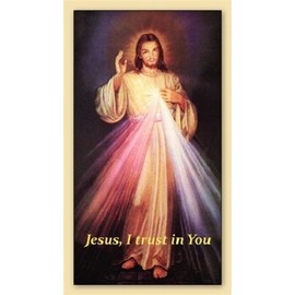 Keeping God in Sports Divine Mercy prayer card (10-pack), 3 1/2 x 2 inches