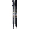 Tombow Fudenosuke Brush Pen, Hard Soft Tip, Black Ink