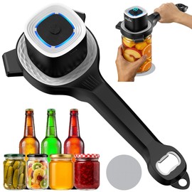 Electric Jar Opener for Seniors with Auto-Adjusting Gripper,Fit 1"-3.5" Cap