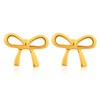 Bow Stud Earrings, 925 Sterling Silver Bow Stud Earrings Tiny