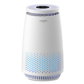 Cegsin Air Purifiers for Home Bedroom, 3-in-1 HEPA Filter for Pets Dander Dust Pollen Smoke Odors, Quiet Air Cleaner with Sleep Mode, 12H Timer, Night Light, Aromatherapy, Safety Lock, White