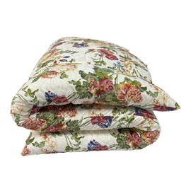 Danfuton Queen Japanese Floor Rolling Mattress, Cotton Shikifuton Bed 3x60 x80 Big Rose