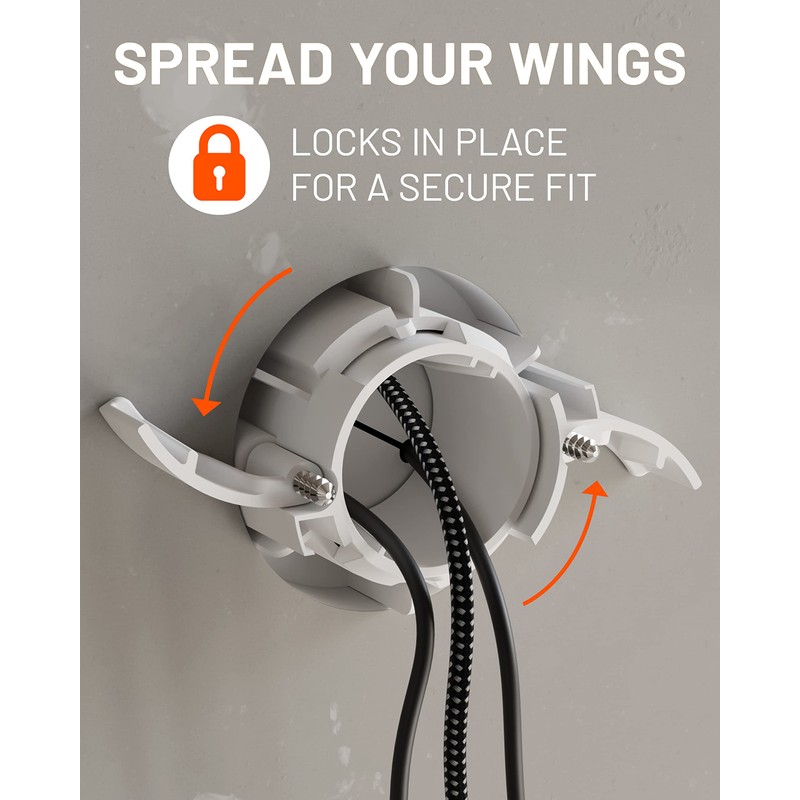 ECHOGEAR TV Cord Hider - 2.5" Mini in Wall Cable