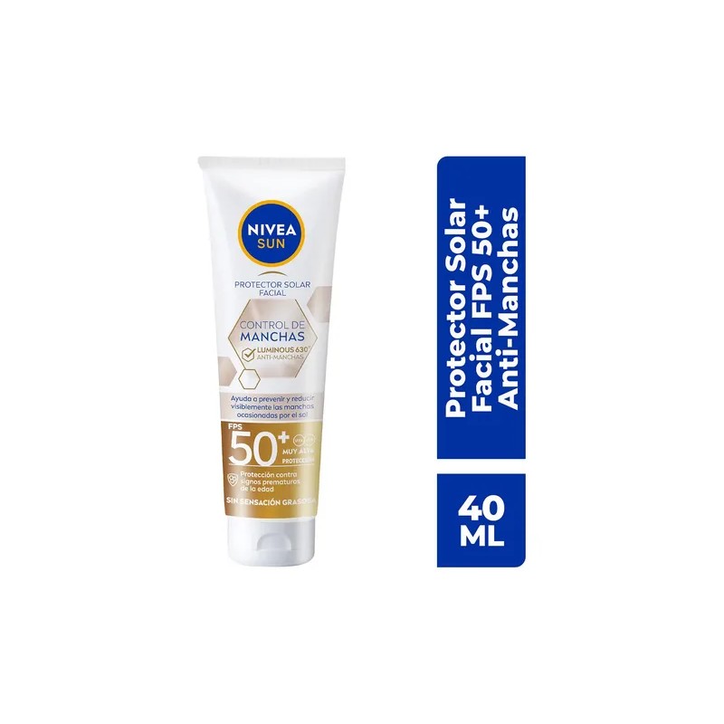 Protector Solar Nivea Luminous630 Fps50 40 Ml Crema