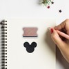 Mouse Head Rubber Stamp, 1-1/3 Medium Stamp for Scrapbooking Card