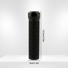 GLADFRESIT Premium Bike Handleb - r Grips,Professional Mountain Bicycle Grips with Soft Anti-Slip Rubber - Single Lock-on Bike Handlebar (2PCS Allen Wrench Included)