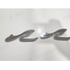 SEARAY BOAT 2PC SR WAVE CHROME EMBLEM BADGE For Sea