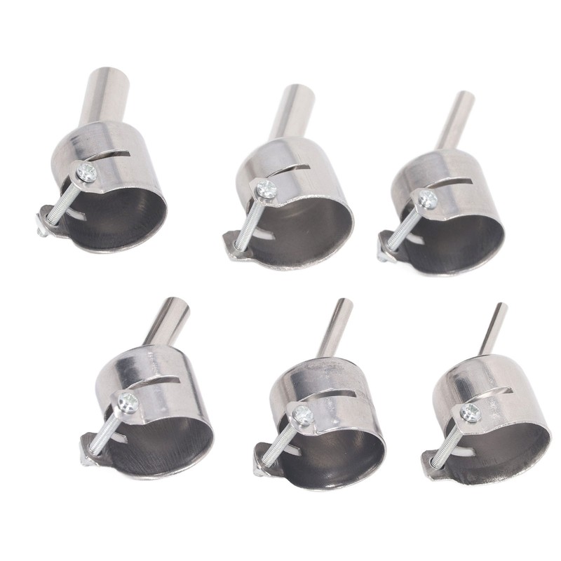 6Pcs 850 Heat Gun Nozzle Kit Aluminum Alloy 3 4