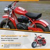 Kistrba Mini Bike Seat Replacement for 15'' Coleman CT200u-ex