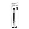 Uniball Jetstream Ballpoint Pen Refills, 1.0mm Bold Point, Black Ink,