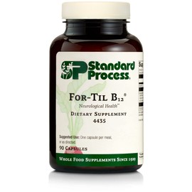 Standard Process for-Til B12 - Whole Food Vitality, and Immune Support with Tillandsia, Calcium Lactate, Ascorbic Acid, Spanish Moss, Wheat Germ, Oat Flour - 90 Capsules