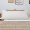 JoraLion 20x54 inch Neutral Boucle Body Pillow Cover, Cream White