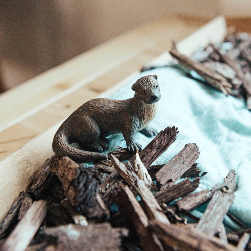 Safari Ltd. River Otter Figurine - Realistic 3" Wildlife Figure