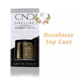 CND Shellac UV/LED Gel Polish Duraforce Top Coat 0.25oz / 7.3 ml