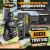 Adjustable Trailer Hitch Ball Mount with 6" Drop/Rise Fits 2"