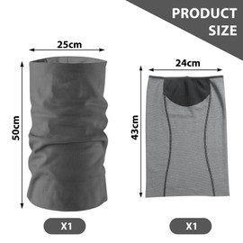 CVDYWDJIE 2 Multifunctional Masks, Thermal Neck Gaiter, Windproof Winter Mask, Outdoor Cycling Sports Mask, Ski Mask