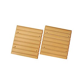 Iris Ohyama CXR-38 Railboard for CB Box, Brown, Depth 10.0 x Height 10.7 x Thickness 0.3 inches (25.3 x 27.2 x 0.8 cm)