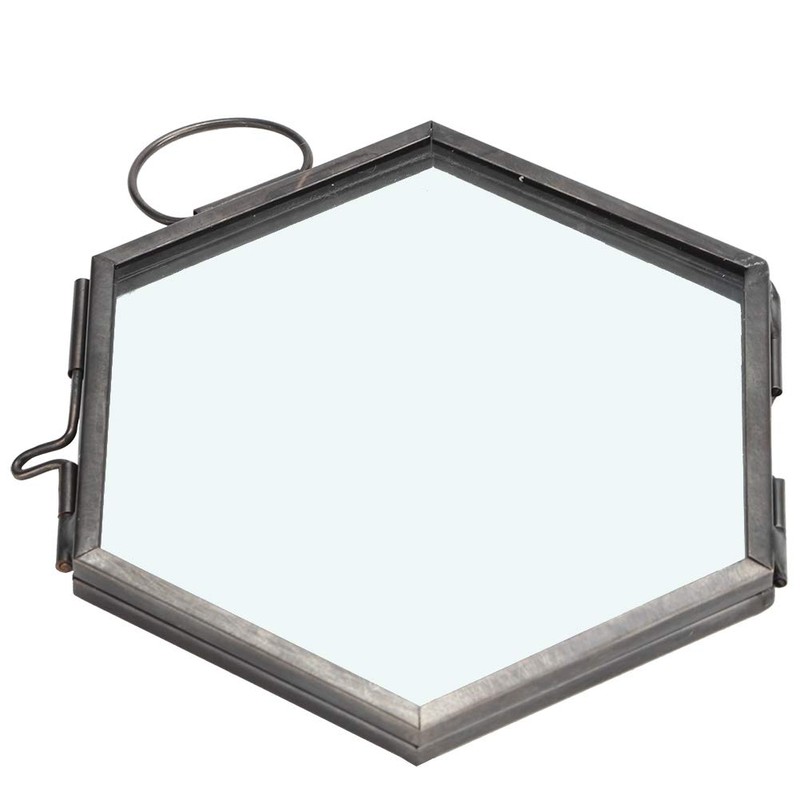 Joyzan Hanging Glass Photo Frame, Hexagon Wall Hanging Picture Artwork