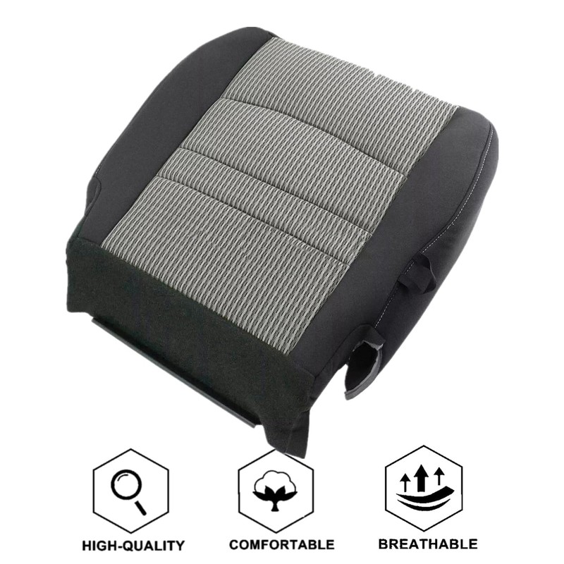 NLQR Front Driver Side Bottom Replacement Cloth Seat Covers Compatible