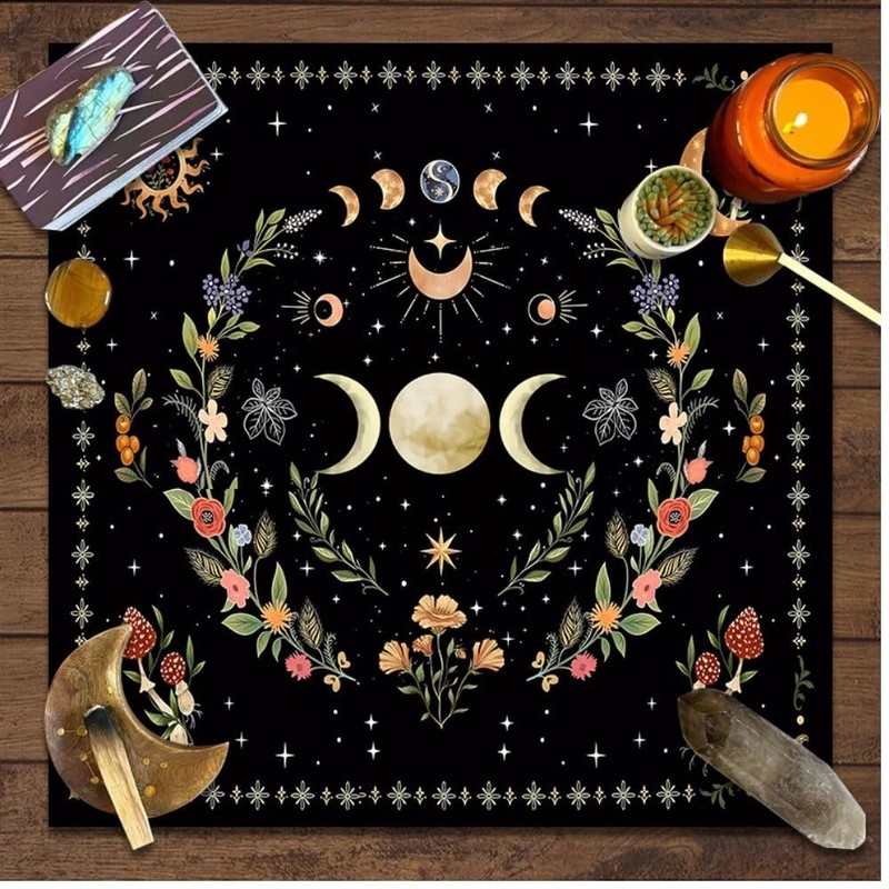 Mantel para Lectura de Tarot de 50x50 cm con diseño