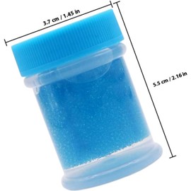 OSALADI Limpiador de Pinzas para Extensiones de Pestañas, Líquido de 40 Ml en Botella Azul, Kit de Limpieza de Pinzas para Rizador de Pestañas, Herramienta Profesional para Remover