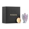 Artistone 2.0" Crystal Angel Statue Hand-Carved Healing Crystal Sculpture Figurine