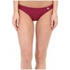 Body Glove Junior's Smoothies Basic Bikini Bottom, Black Plum, Small