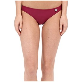 Body Glove Junior's Smoothies Basic Bikini Bottom, Black Plum, Small