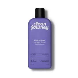 cleanjourney Bold Volume Hair Shampoo, EWG Verified, Infused with Rice Protein and Biotin, For Fine Hair, Volumizing + Texture, Clean Ingredients, Vegan, Fruity Scent, 12 Fl Oz