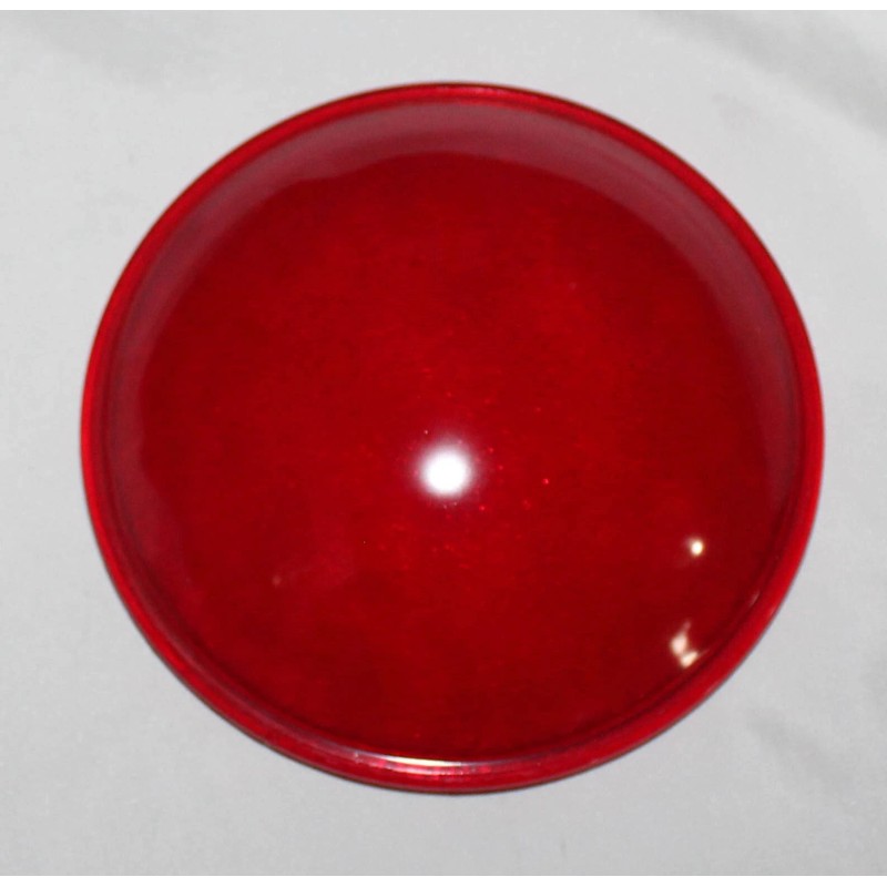 Kopp Railroad Traffic Red Signal Light Lens - 5-1/2" Dia