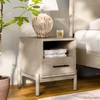 Bme Lyra Solid Wood Nightstand/Side Table/End Table - Easy Assembly